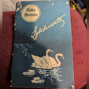 Swans Copyright 1926 Iglehearts Brothers Cake Secrets Evansville IN Recipe Book